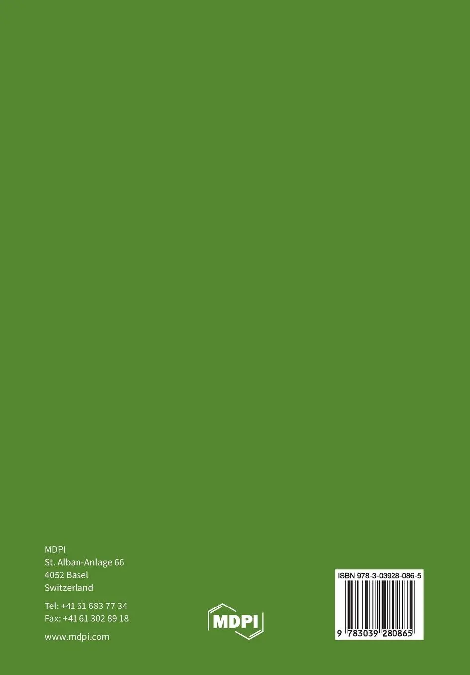 Rückseite: 9783039280865 | Safety, Quality and Processing of Fruits and Vegetables | Taschenbuch