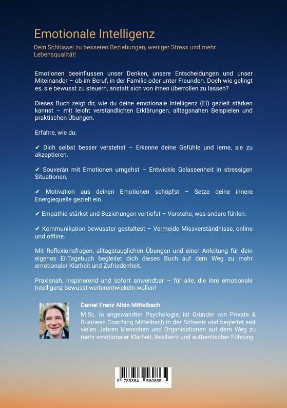 Rückseite: 9783384560865 | Emotionale Intelligenz leicht gemacht | Ein Praxisbuch für den Alltag