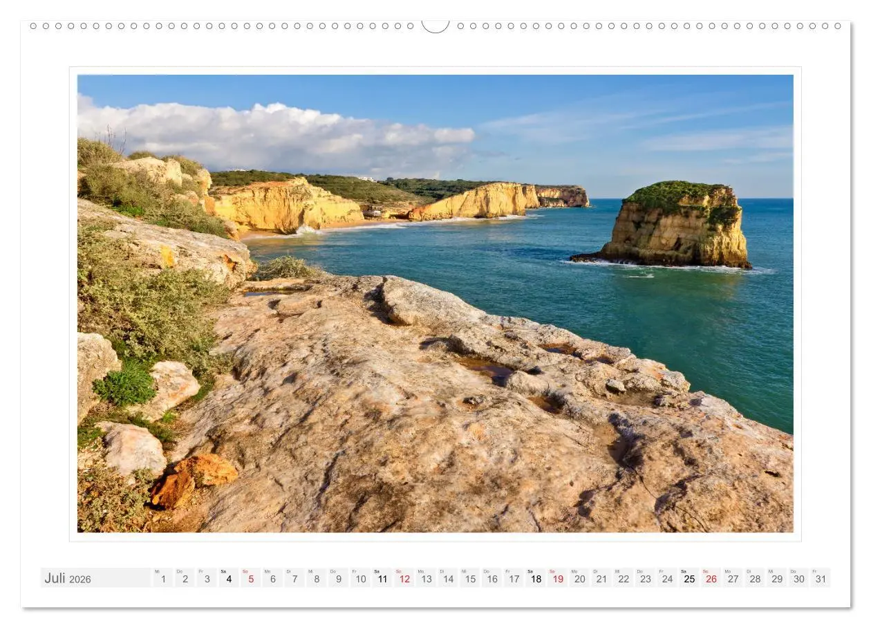 Bild: 9783457440865 | Algarve - Küstenlandschaften (hochwertiger Premium Wandkalender...
