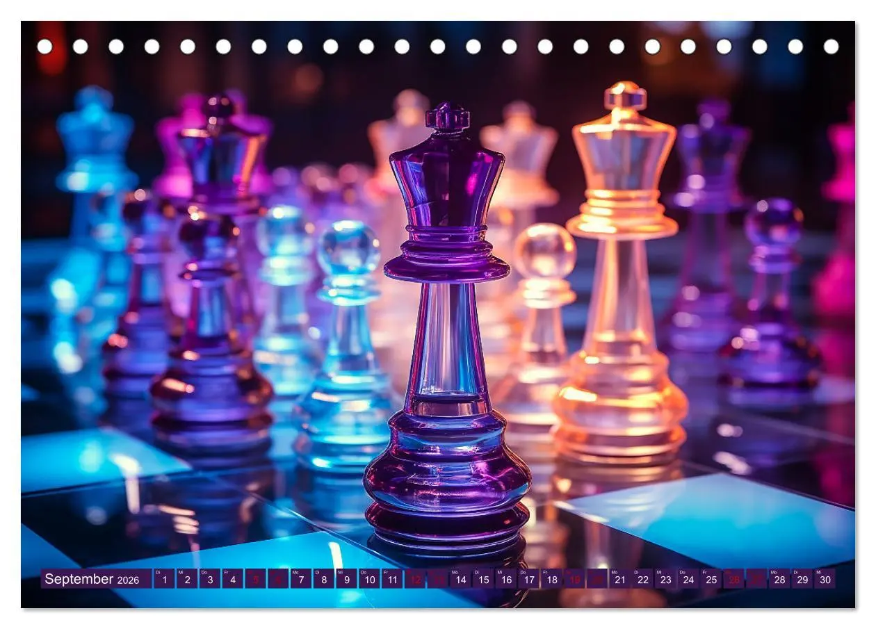 Bild: 9783457510865 | Schachfiguren in Freizeitkleidung (Tischkalender 2026 DIN A5 quer),...
