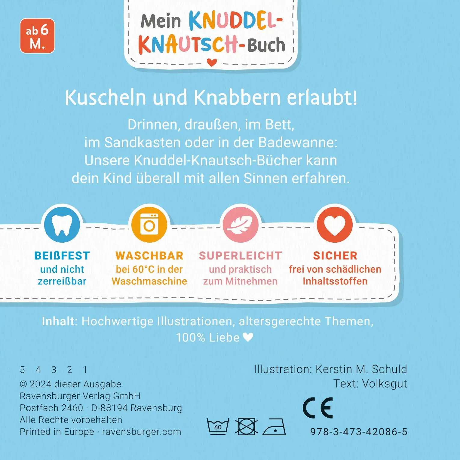 Rückseite: 9783473420865 | Mein Knuddel-Knautsch-Buch - Meine ersten Kinderlieder | Schuld | Buch