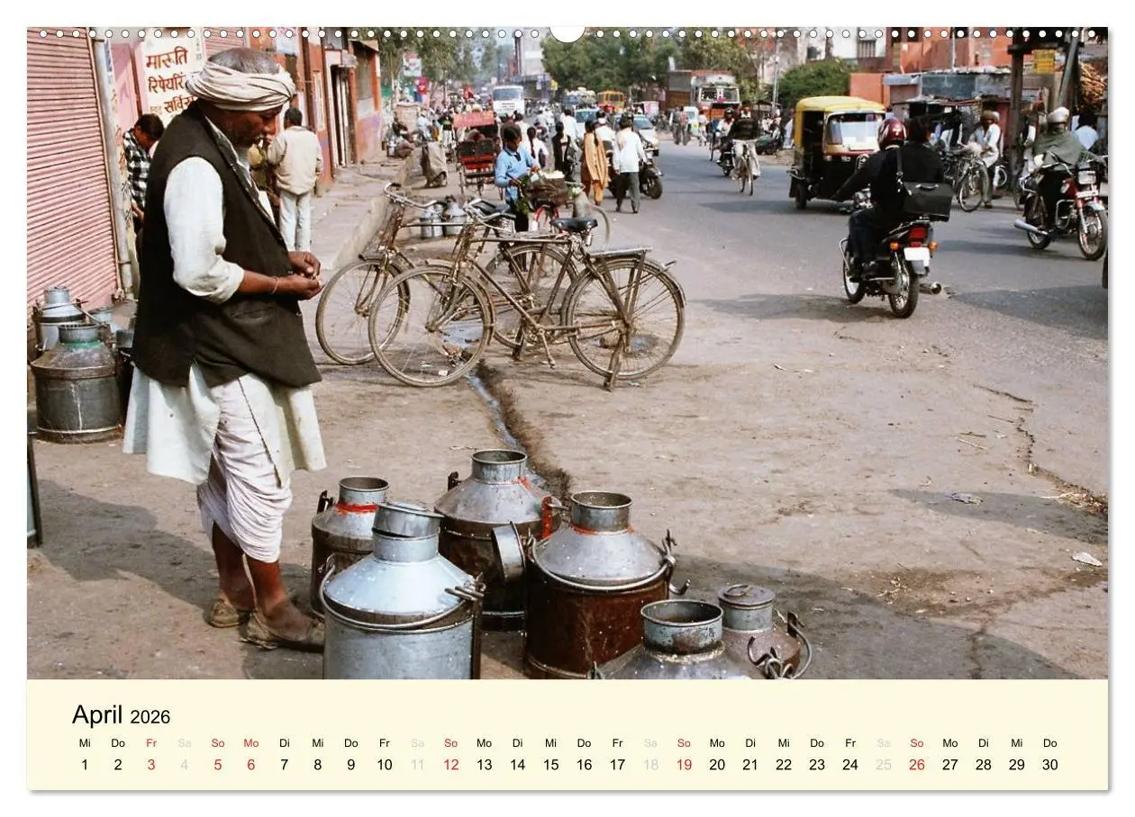 Bild: 9783516220865 | Alltagsleben in Indien (Wandkalender 2026 DIN A2 quer), CALVENDO...