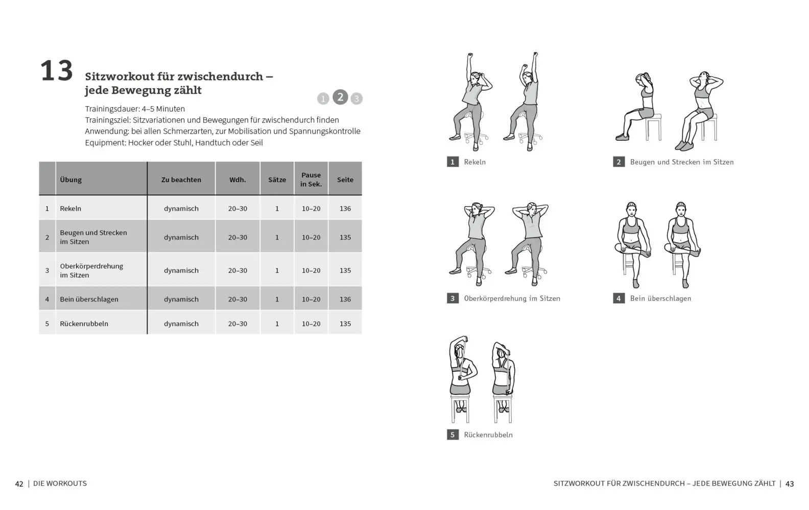 Bild: 9783742320865 | 50 Workouts - Raus aus der Schmerzfalle | Kay Bartrow | Taschenbuch