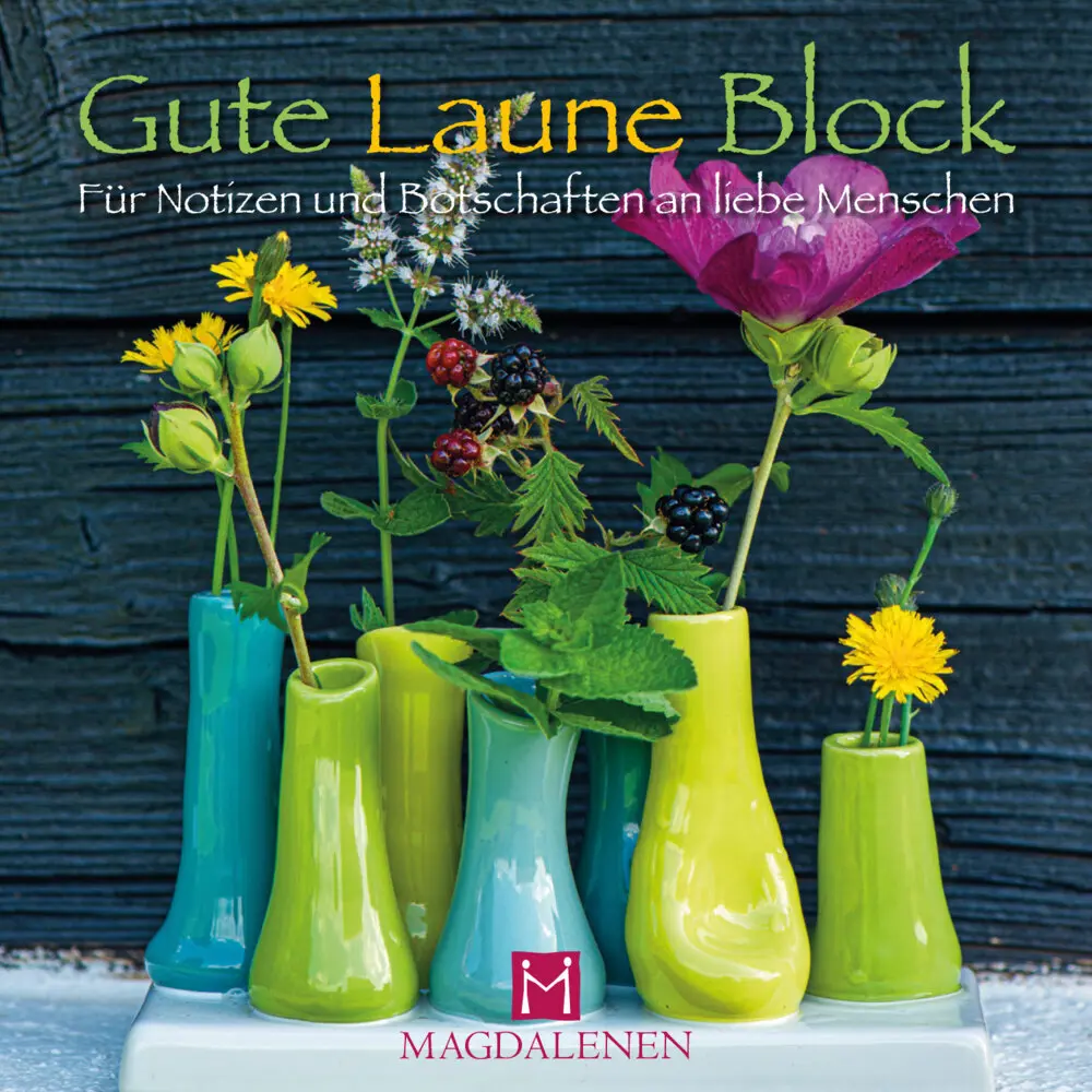 Cover: 4027537000965 | Gute Laune Block Bunte Vasen | 96 S. | Deutsch | 2023