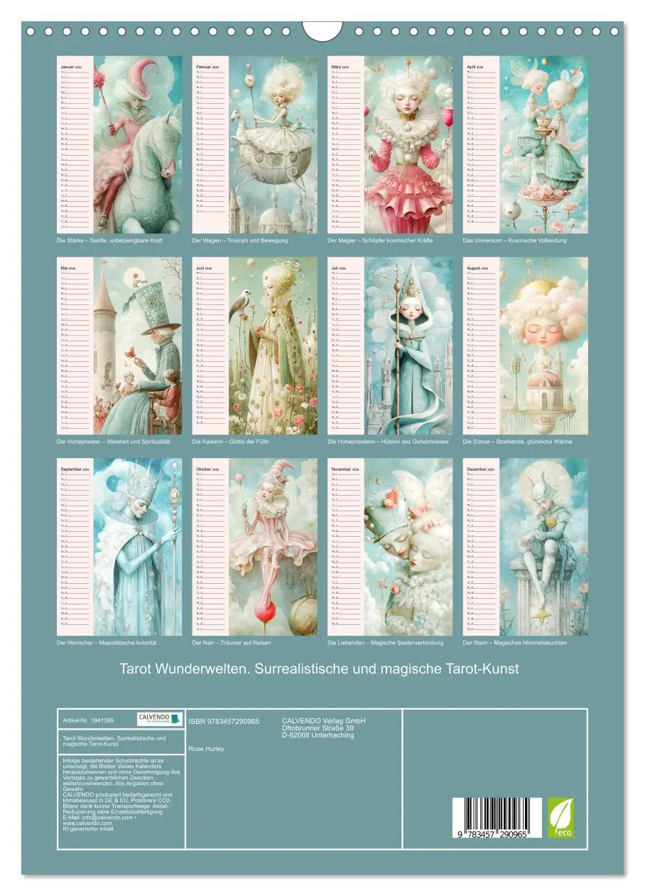 Bild: 9783457290965 | Tarot Wunderwelten. Surrealistische und magische Tarot-Kunst...