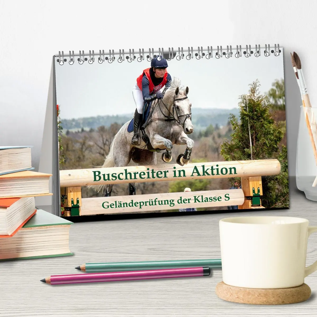 Bild: 9783457430965 | Buschreiter in Aktion (Tischkalender 2026 DIN A5 quer), CALVENDO...