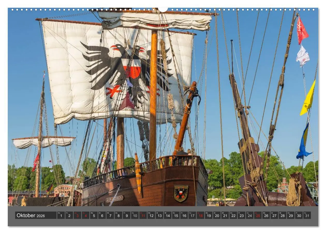 Bild: 9783516070965 | Die Hansestadt Lübeck (Wandkalender 2026 DIN A2 quer), CALVENDO...