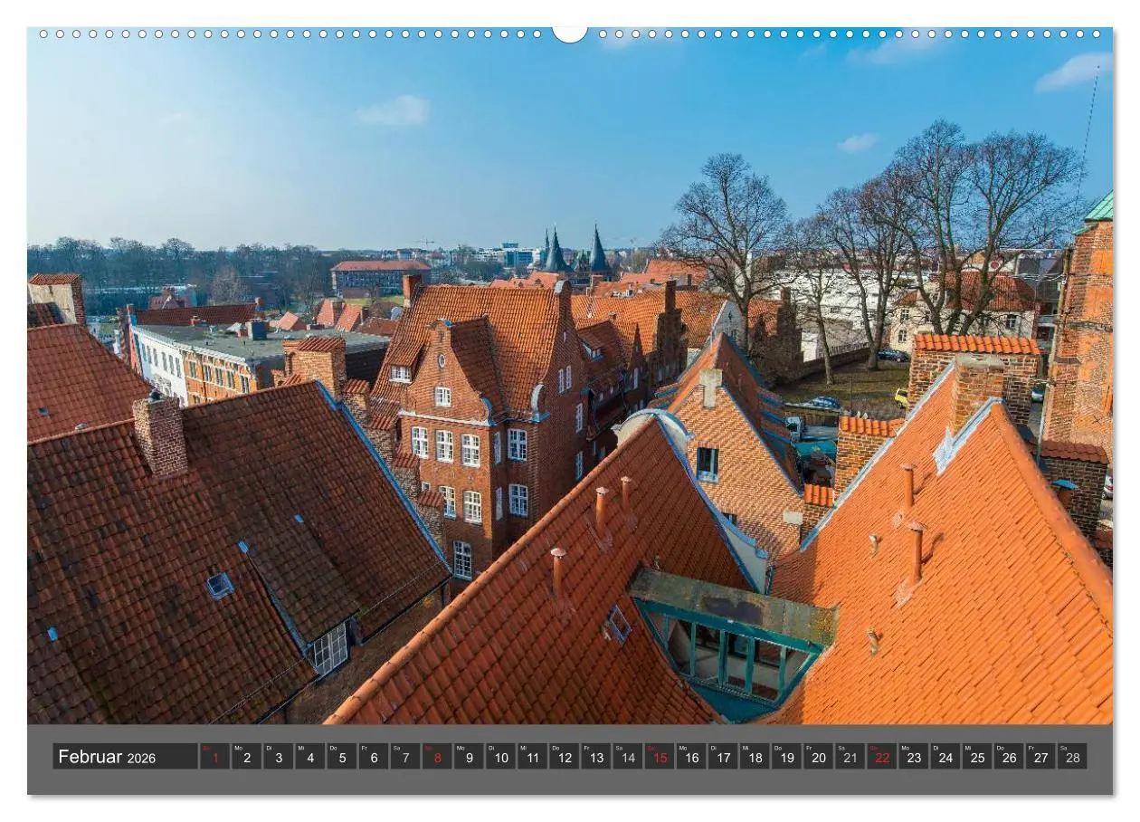 Bild: 9783516070965 | Die Hansestadt Lübeck (Wandkalender 2026 DIN A2 quer), CALVENDO...
