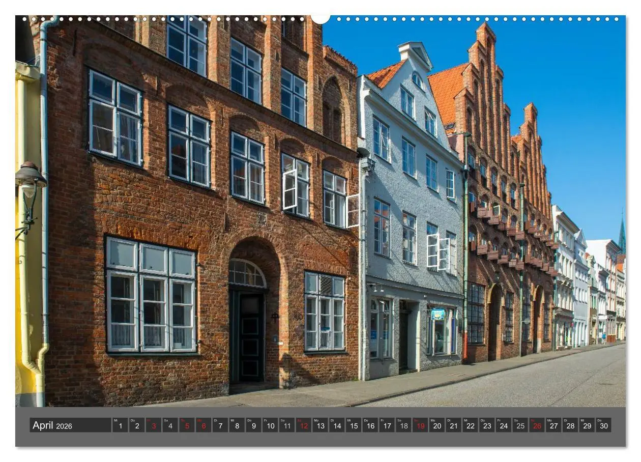Bild: 9783516070965 | Die Hansestadt Lübeck (Wandkalender 2026 DIN A2 quer), CALVENDO...