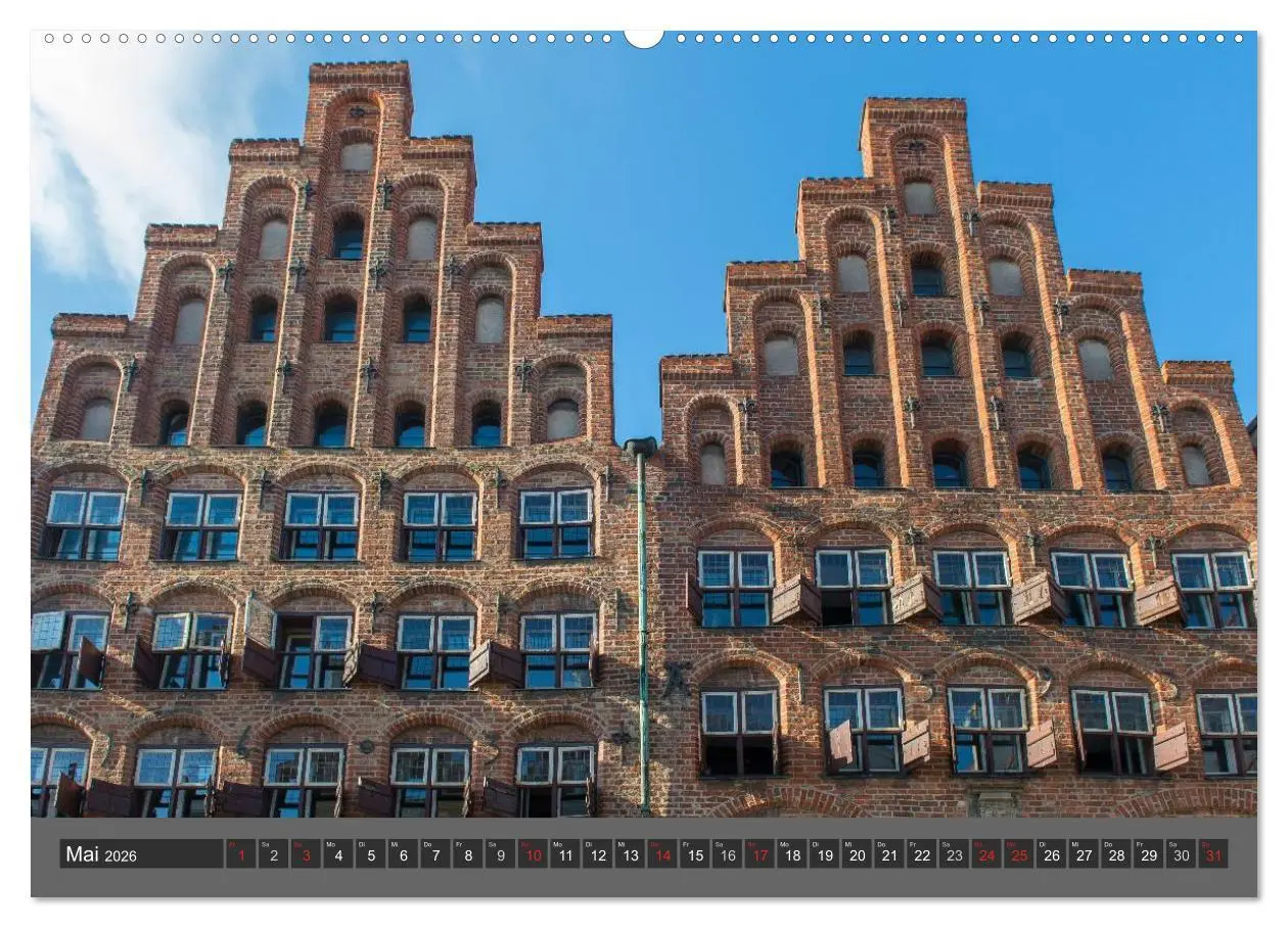Bild: 9783516070965 | Die Hansestadt Lübeck (Wandkalender 2026 DIN A2 quer), CALVENDO...