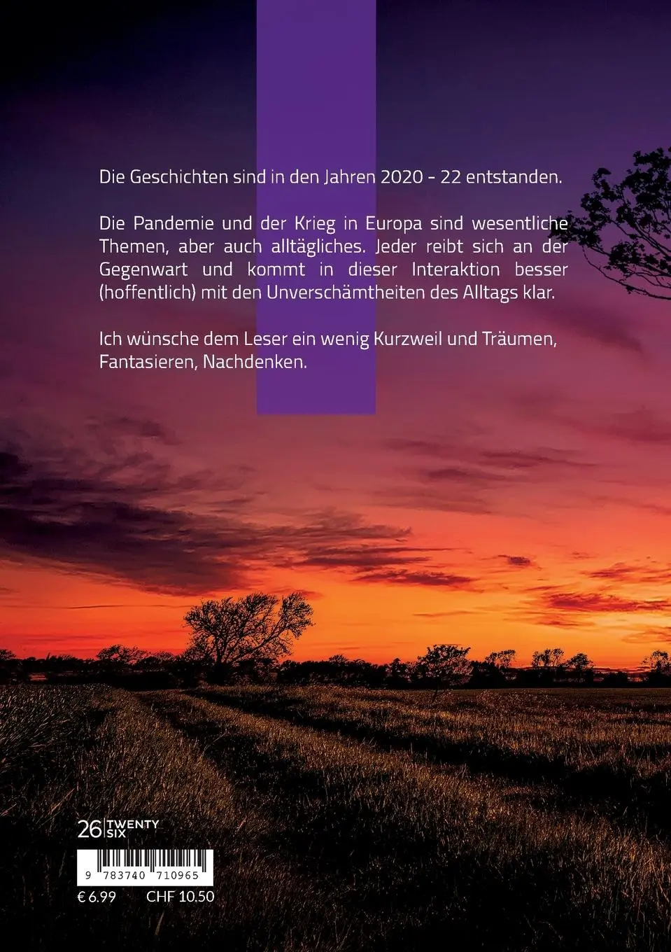 Rückseite: 9783740710965 | Kurze Geschichten | Ekkehard Krüger | Taschenbuch | 118 S. | Deutsch
