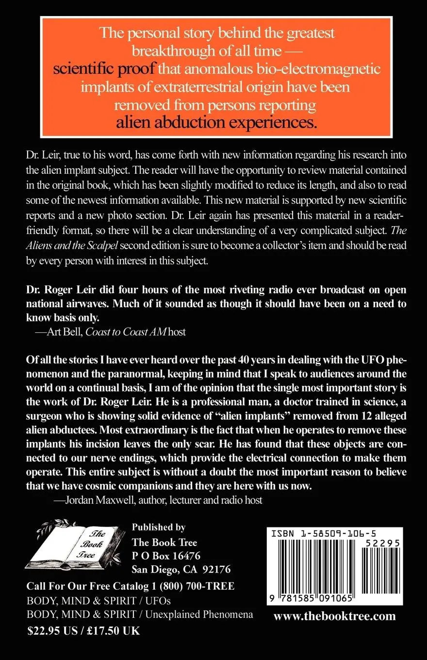 Rückseite: 9781585091065 | The Aliens and the Scalpel | Roger K. Leir | Taschenbuch | Englisch