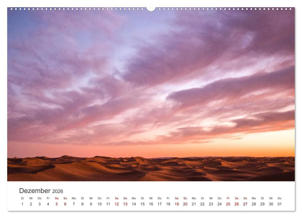 Bild: 9783457561065 | Sahara - Die größte Trockenwüste der Welt. (Wandkalender 2026 DIN...