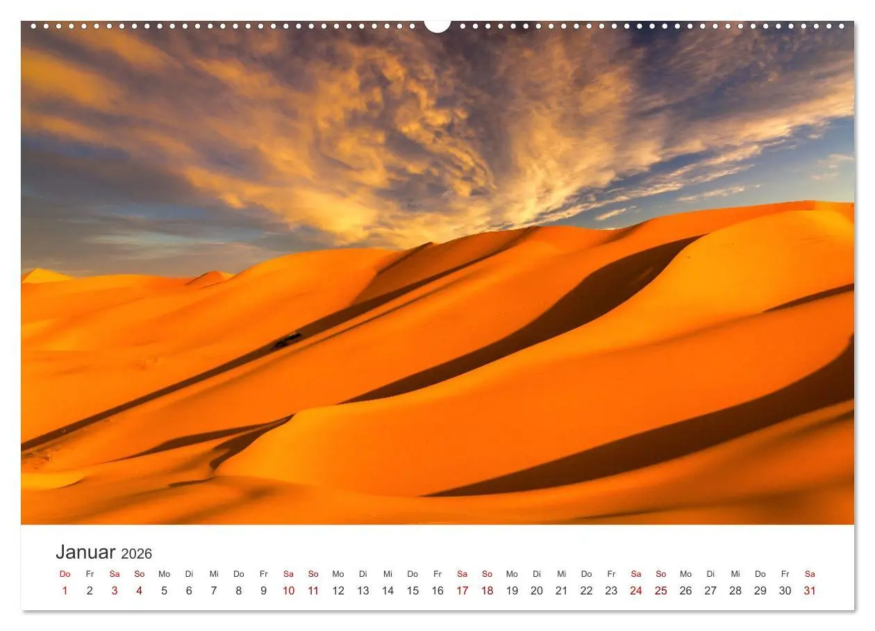 Bild: 9783457561065 | Sahara - Die größte Trockenwüste der Welt. (Wandkalender 2026 DIN...