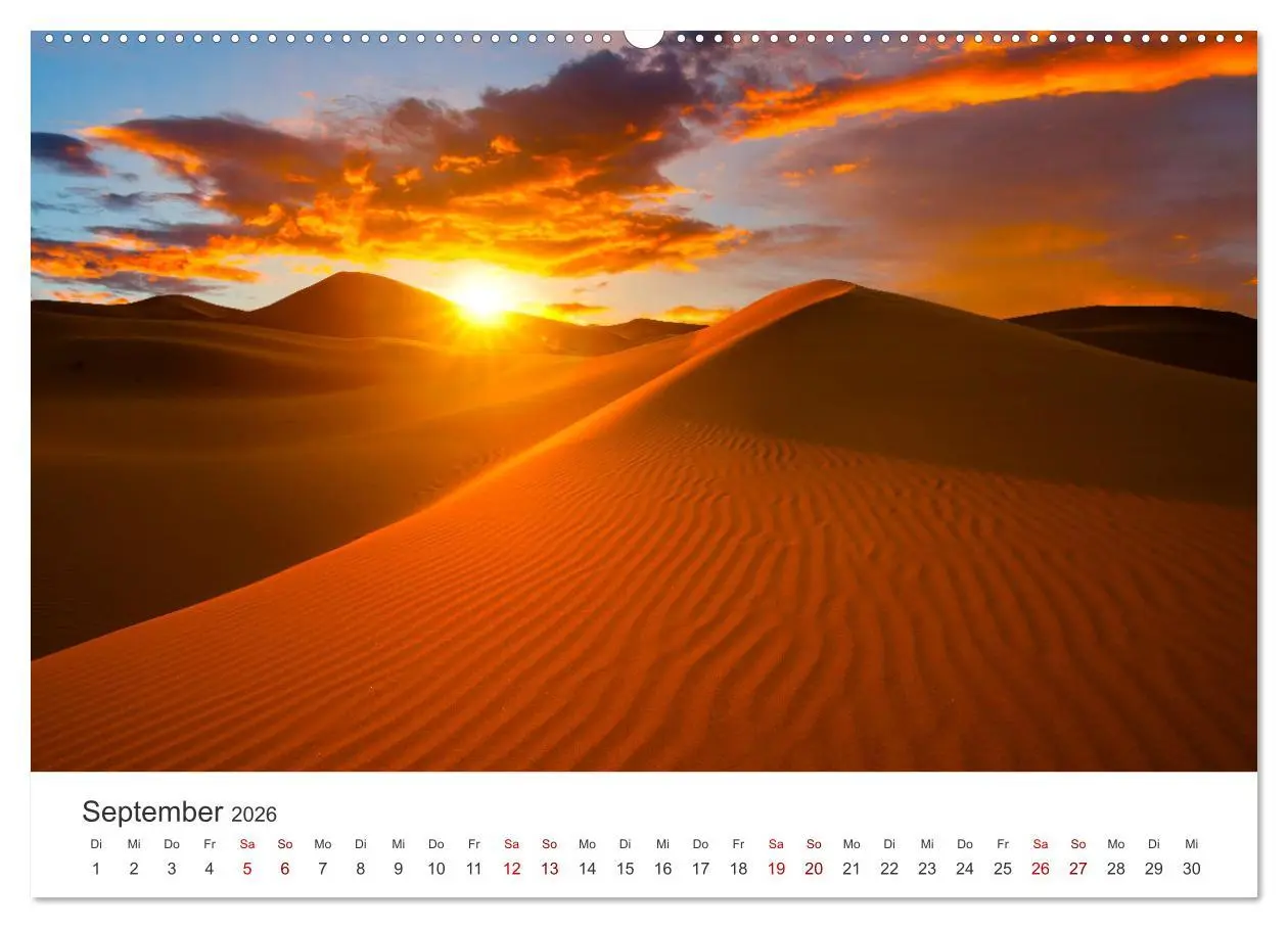 Bild: 9783457561065 | Sahara - Die größte Trockenwüste der Welt. (Wandkalender 2026 DIN...