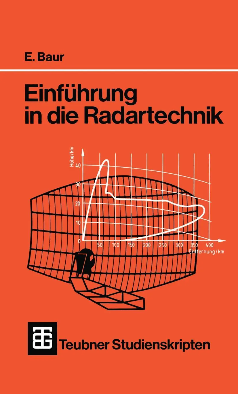 Cover: 9783519001065 | Einführung in die Radartechnik | Erwin Baur | Taschenbuch | 253 S.