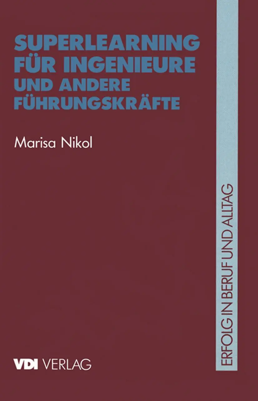Cover: 9783540621065 | Superlearning für Ingenieure und andere Führungskräfte | Marisa Nikol