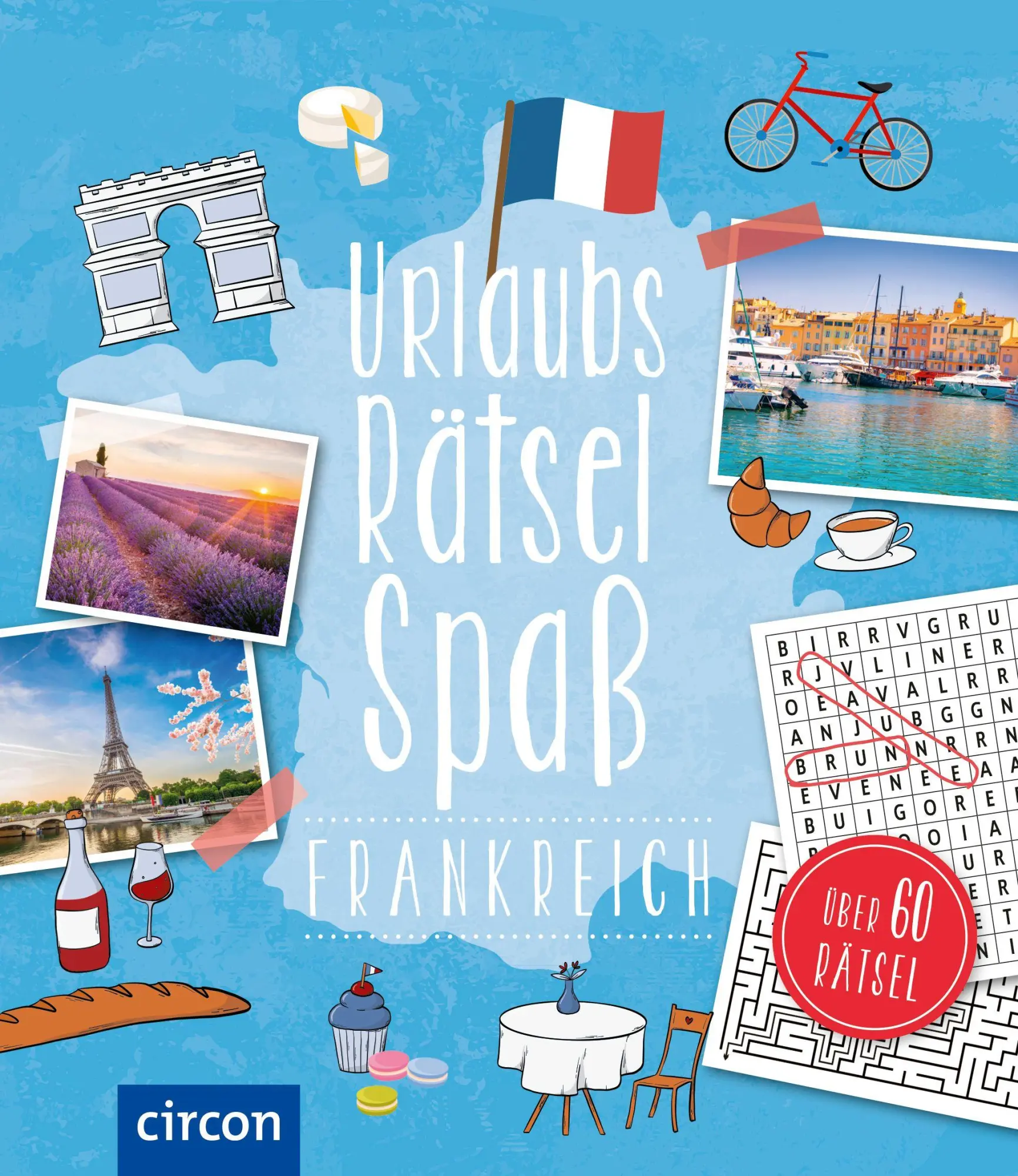 Cover: 9783790101065 | Urlaubsrätsel-Spaß Frankreich | Sigrid Oser | Taschenbuch | 96 S.