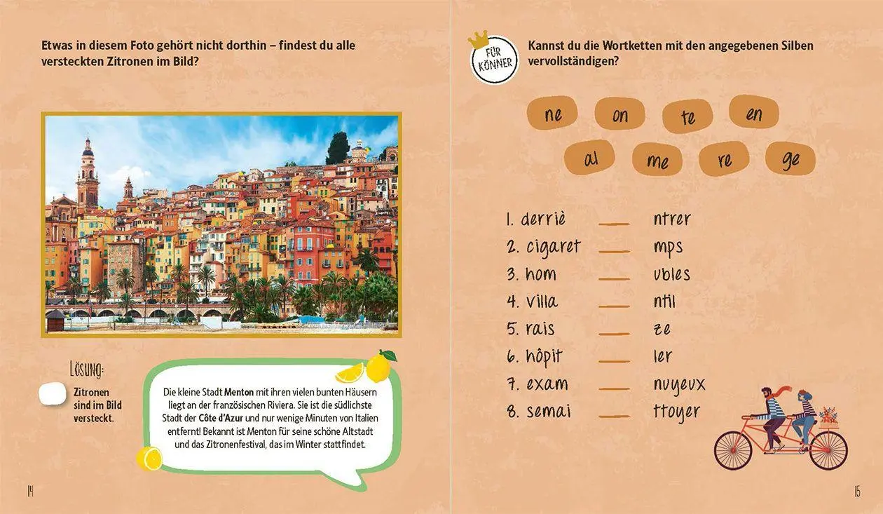 Bild: 9783790101065 | Urlaubsrätsel-Spaß Frankreich | Sigrid Oser | Taschenbuch | 96 S.