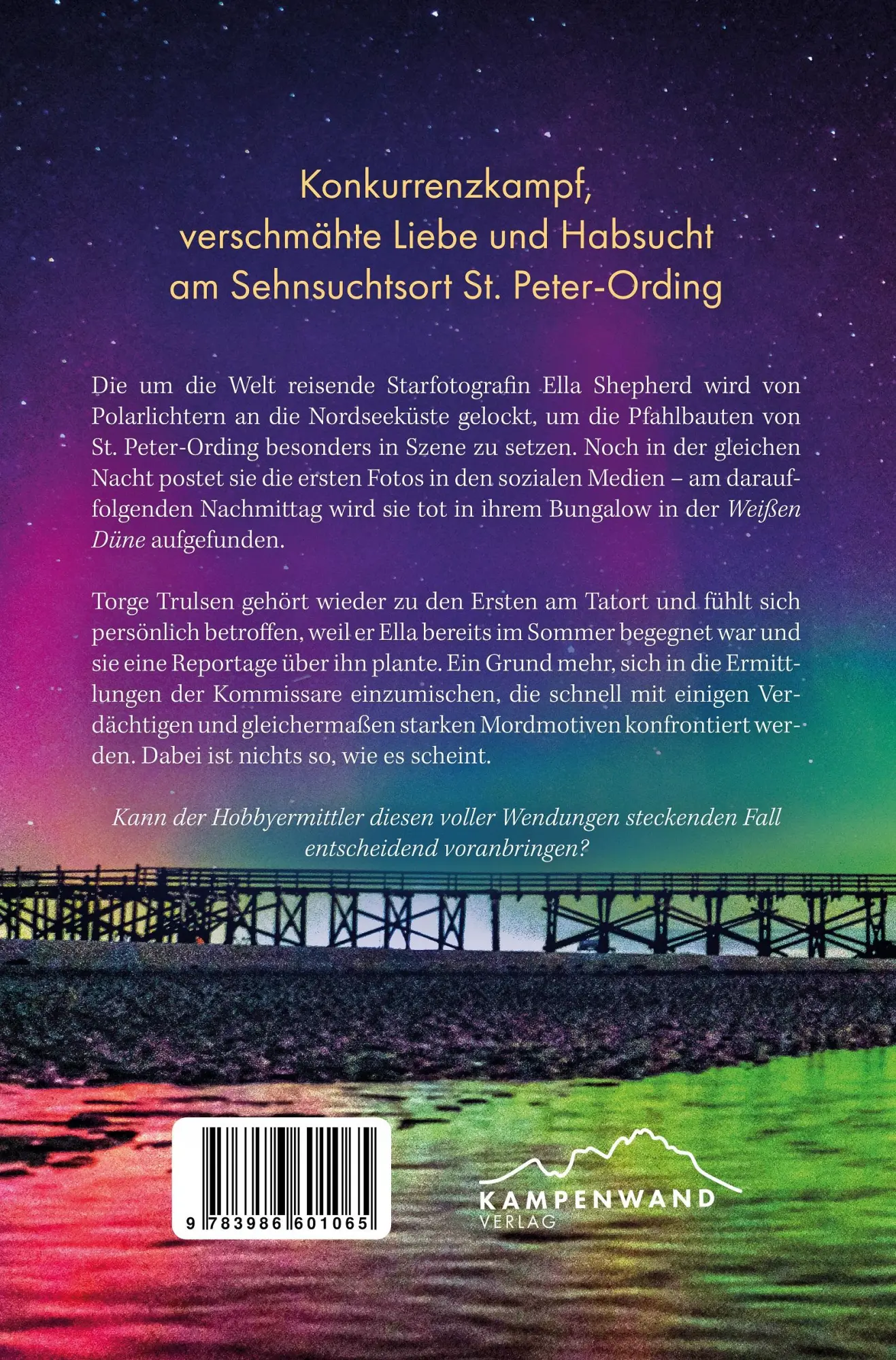 Rückseite: 9783986601065 | Unheilvolles Polarlicht in St. Peter-Ording | Stefanie Schreiber