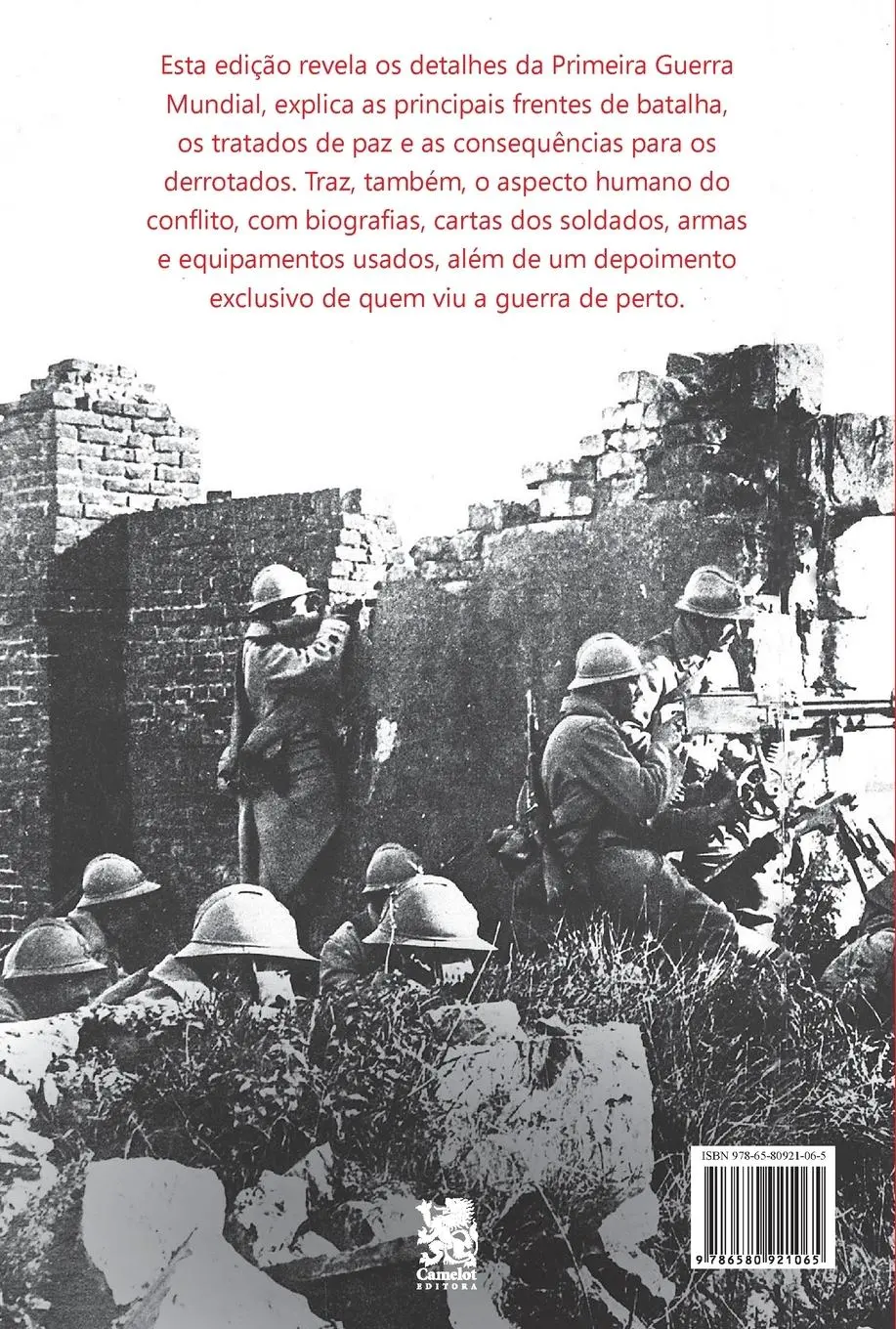 Rückseite: 9786580921065 | Primeira Guerra Mundial | A Guerra que Acabaria com todas as Guerras