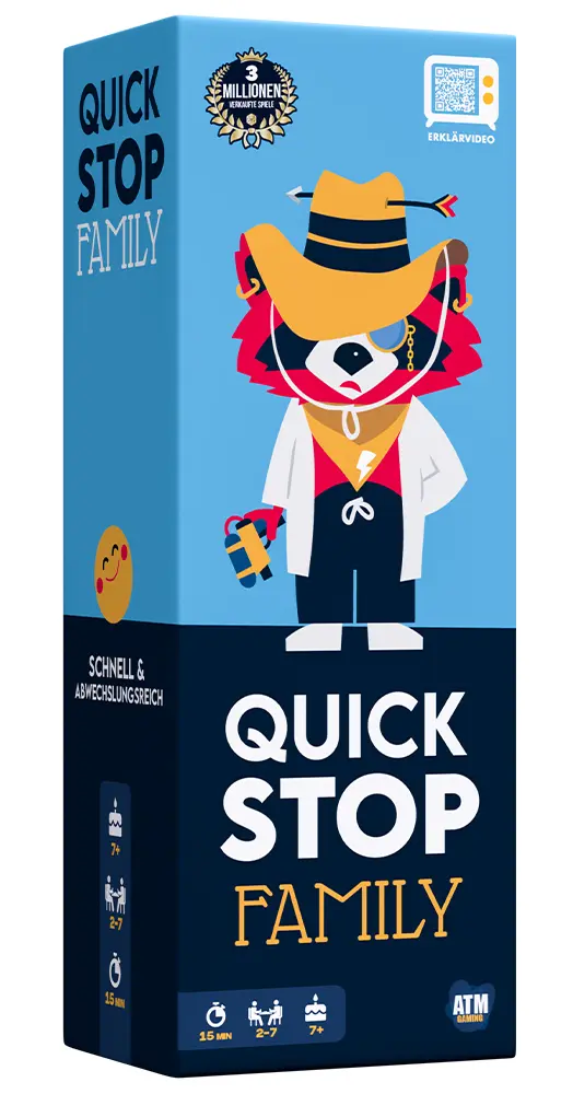 Cover: 3770037991165 | QuickStop | Das Buchstaben-Duell - Familien-Edition | Wannebroucq