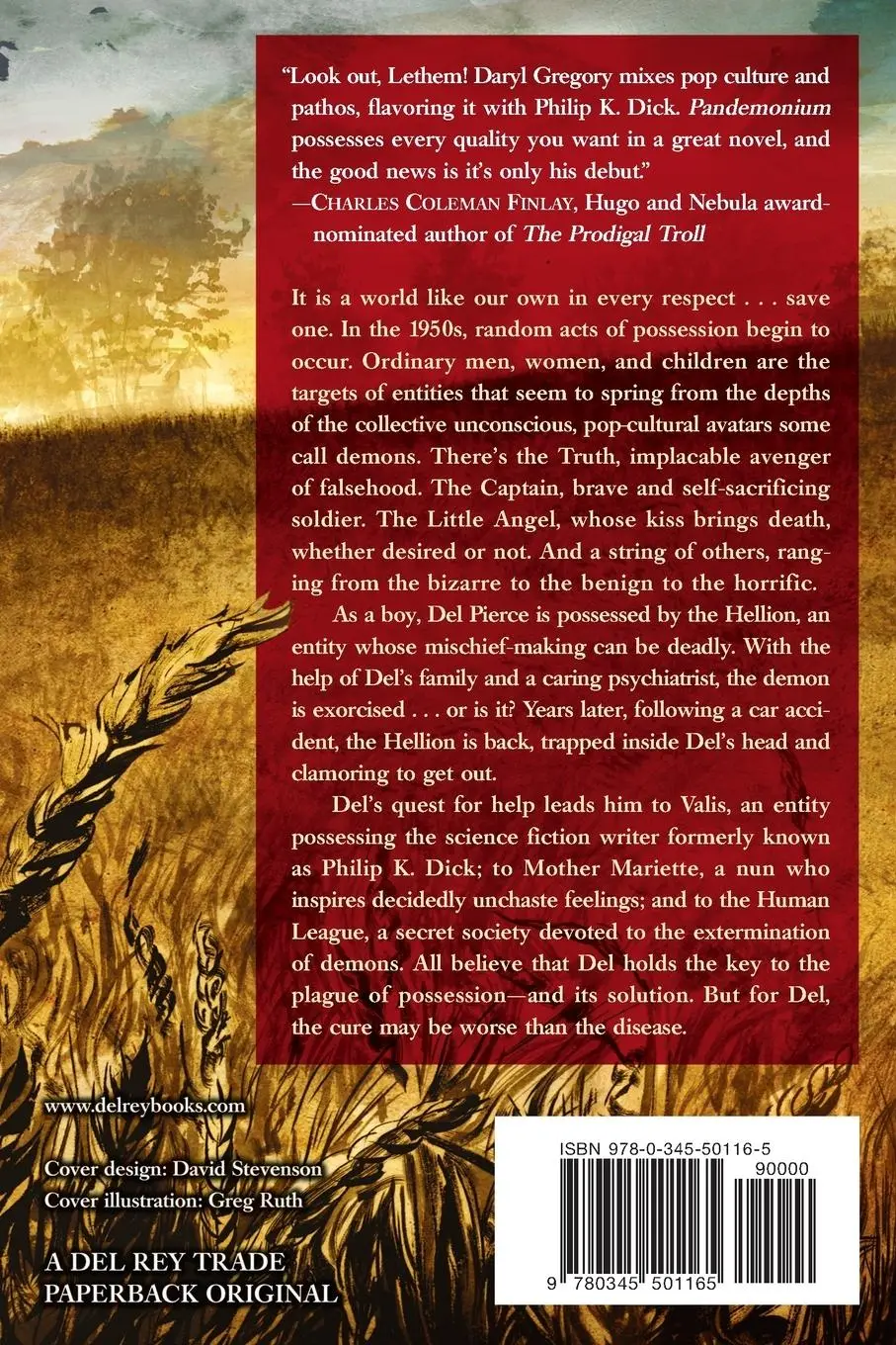 Rückseite: 9780345501165 | Pandemonium | A Novel | Daryl Gregory | Taschenbuch | Englisch | 2008
