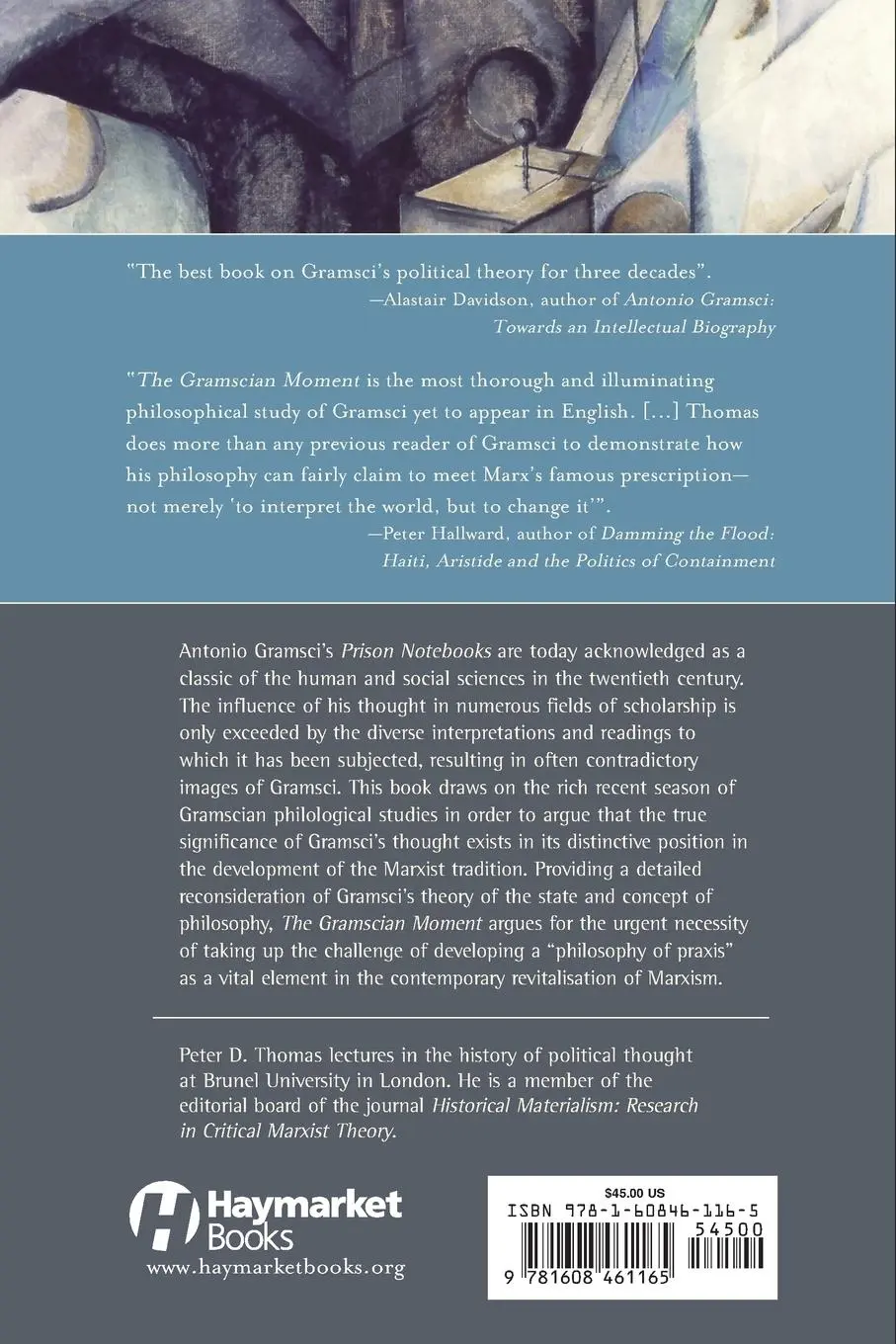 Rückseite: 9781608461165 | The Gramscian Moment | Philosophy, Hegemony and Marxism | Thomas