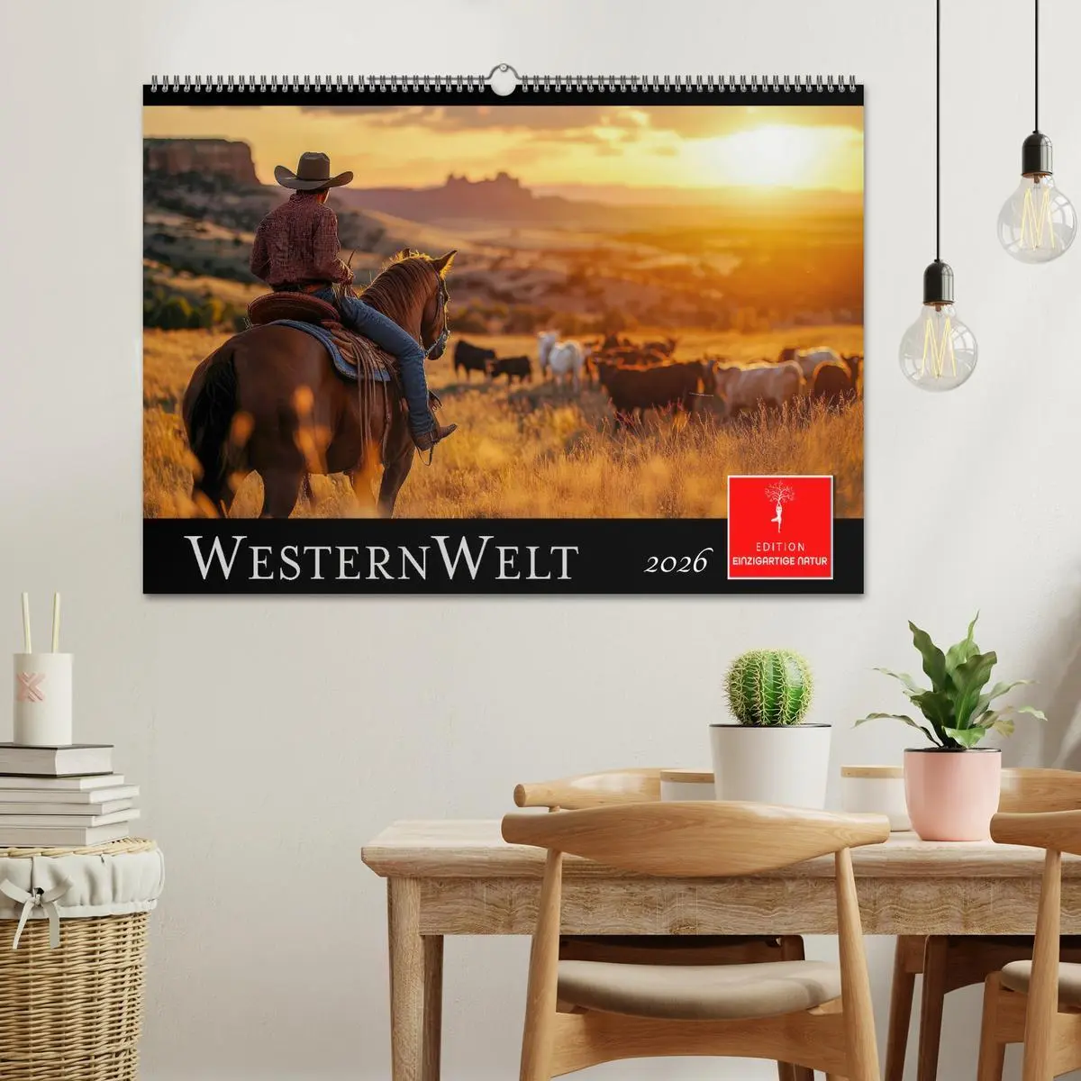 Bild: 9783457311165 | Westernwelt (Wandkalender 2026 DIN A2 quer), CALVENDO Monatskalender