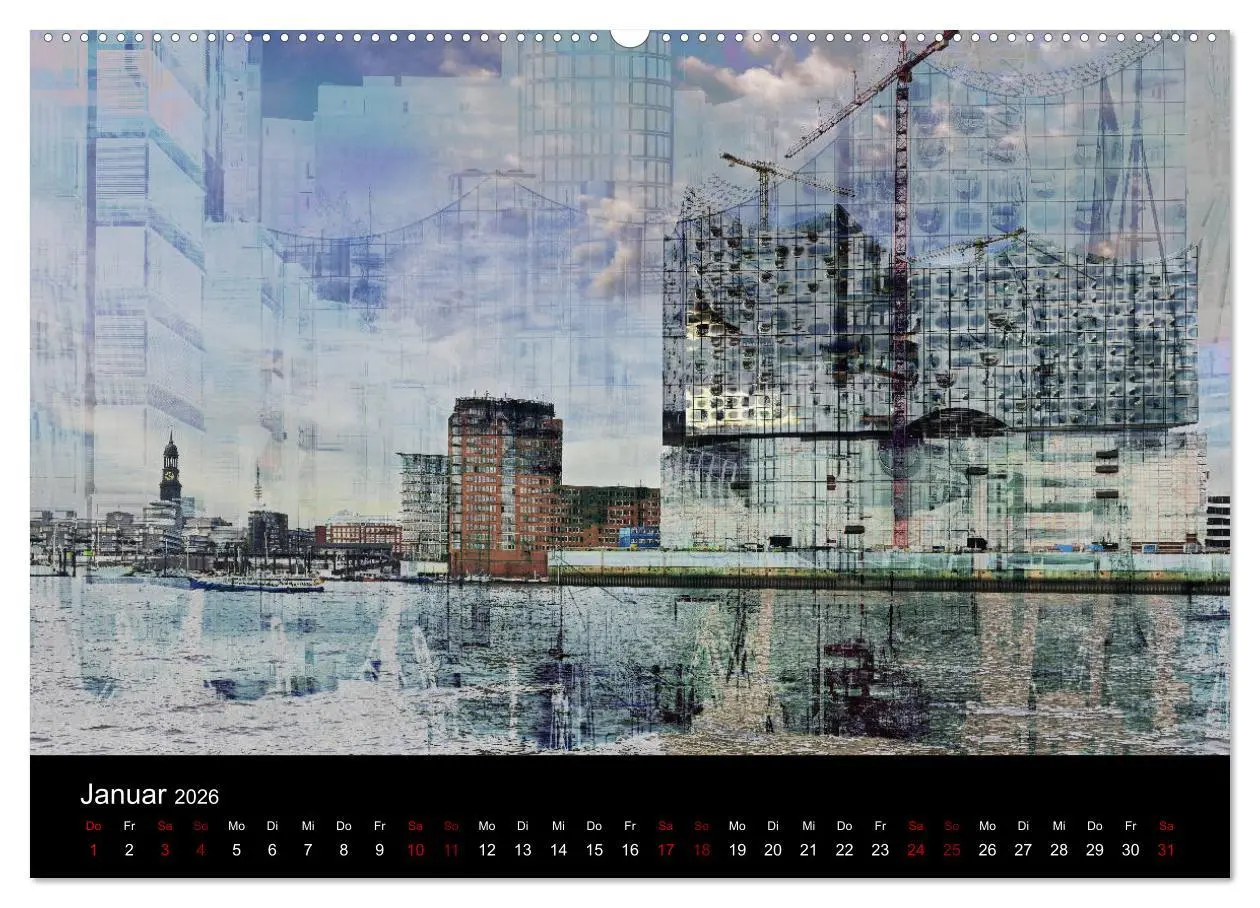 Bild: 9783457861165 | Elbphilharmonie-ARTig (hochwertiger Premium Wandkalender 2026 DIN...