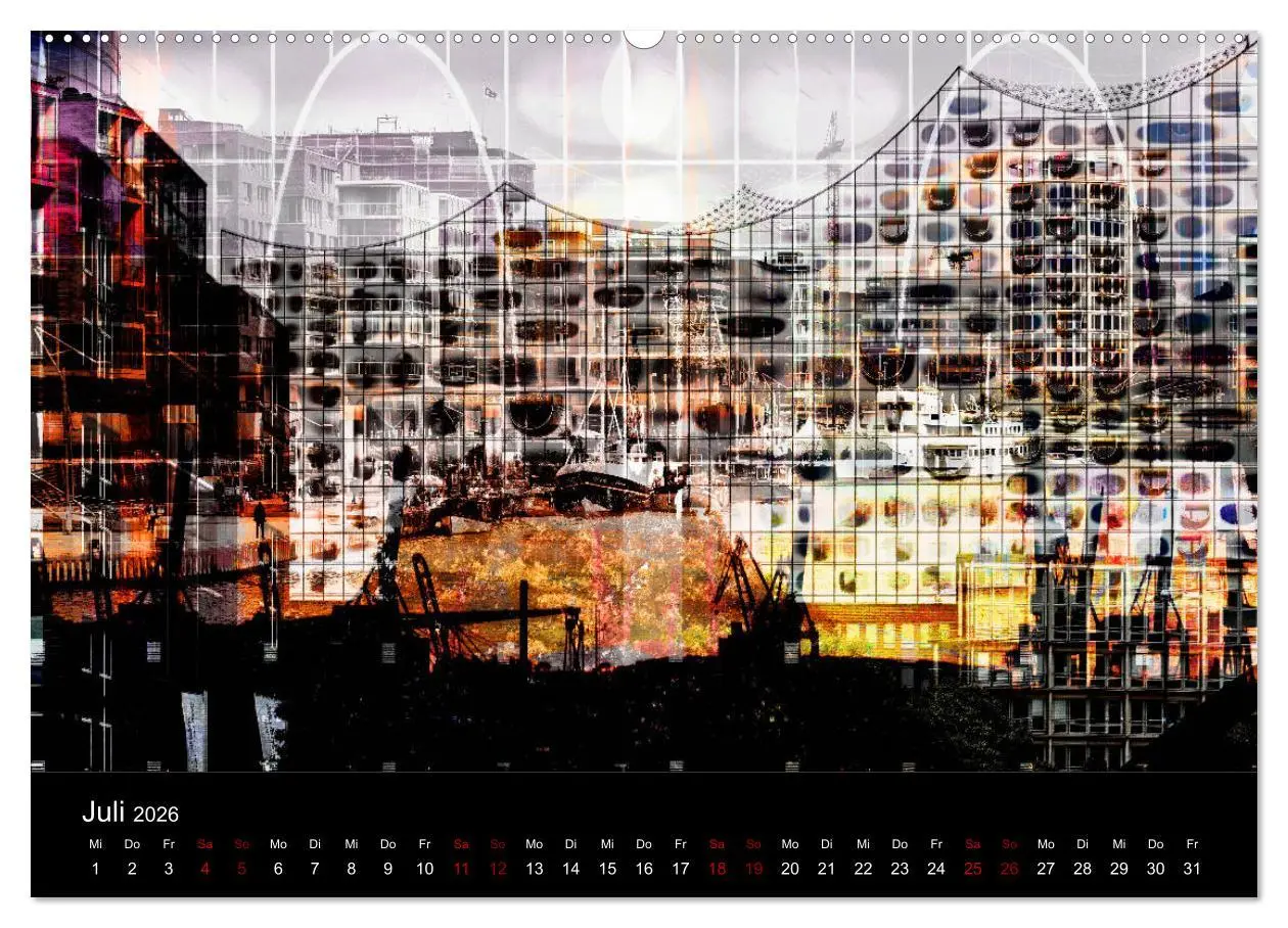 Bild: 9783457861165 | Elbphilharmonie-ARTig (hochwertiger Premium Wandkalender 2026 DIN...