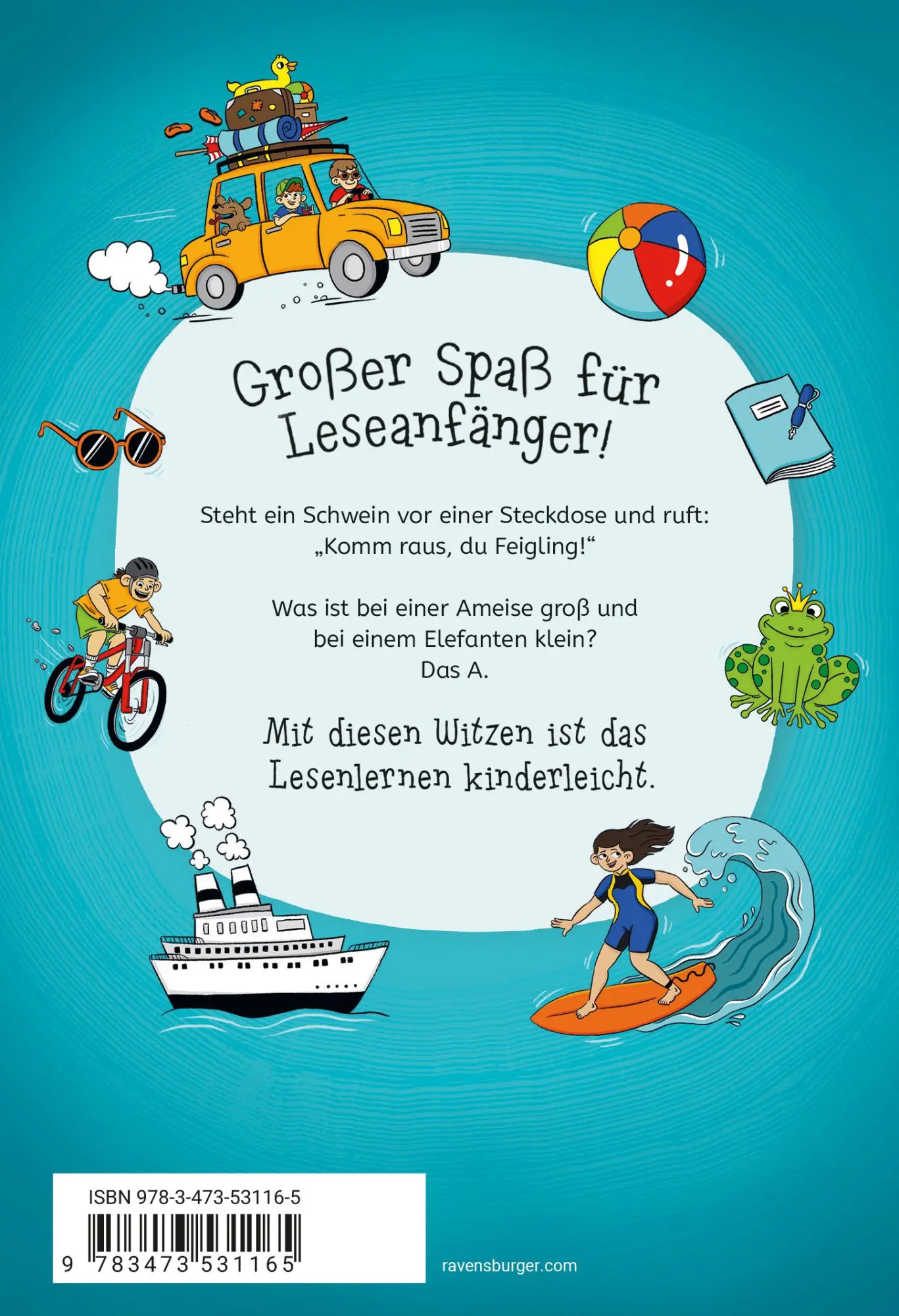 Rückseite: 9783473531165 | Die genialsten Kinderwitze für Erstleser | Alica Haritz | Taschenbuch