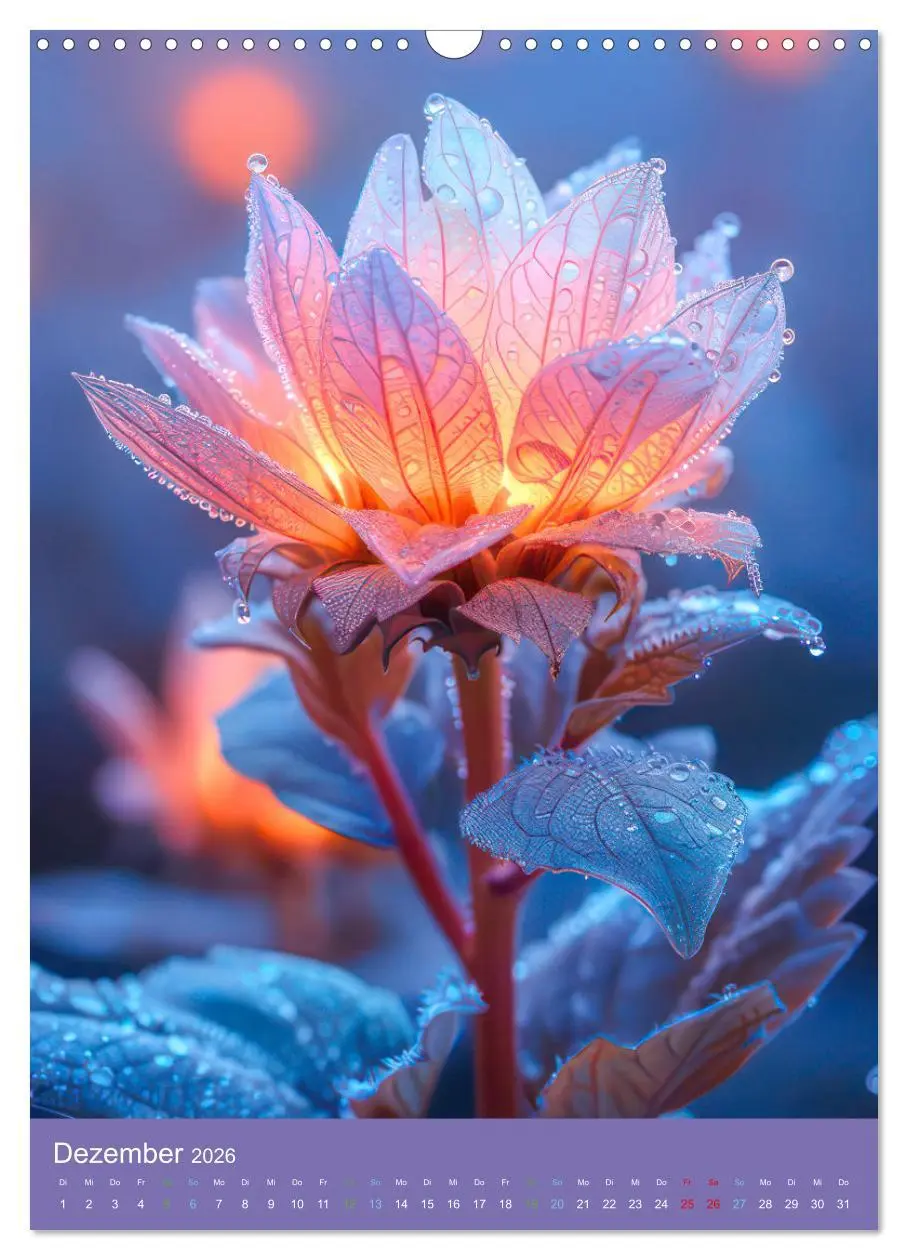 Bild: 9783516261165 | Blumen der Fantasie (Wandkalender 2026 DIN A3 hoch), CALVENDO...