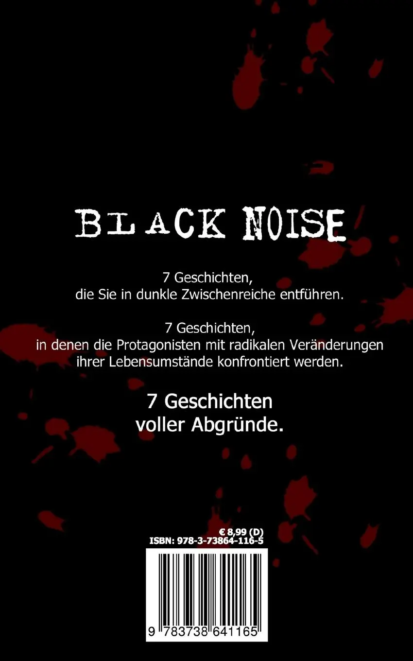 Rückseite: 9783738641165 | Black Noise | 7 dunkle Geschichten | José V. Ramos (u. a.) | Buch