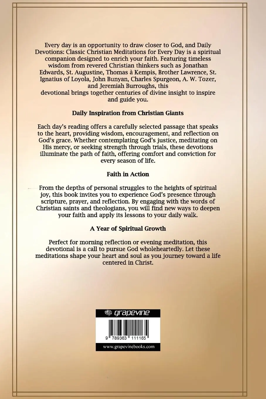 Rückseite: 9789363111165 | Daily Devotions | Classic Christian Meditations for Every Day | Buch