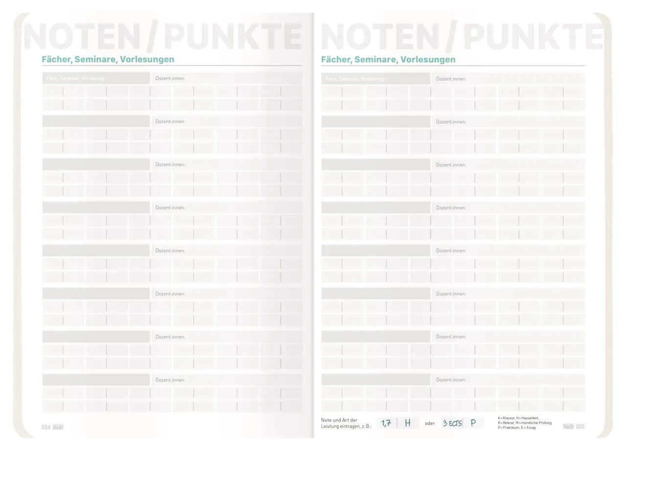 Bild: 4029357111265 | Häfft-Timer Campus 26/27 A5 - Studentenkalender sort.(3) | Reiter