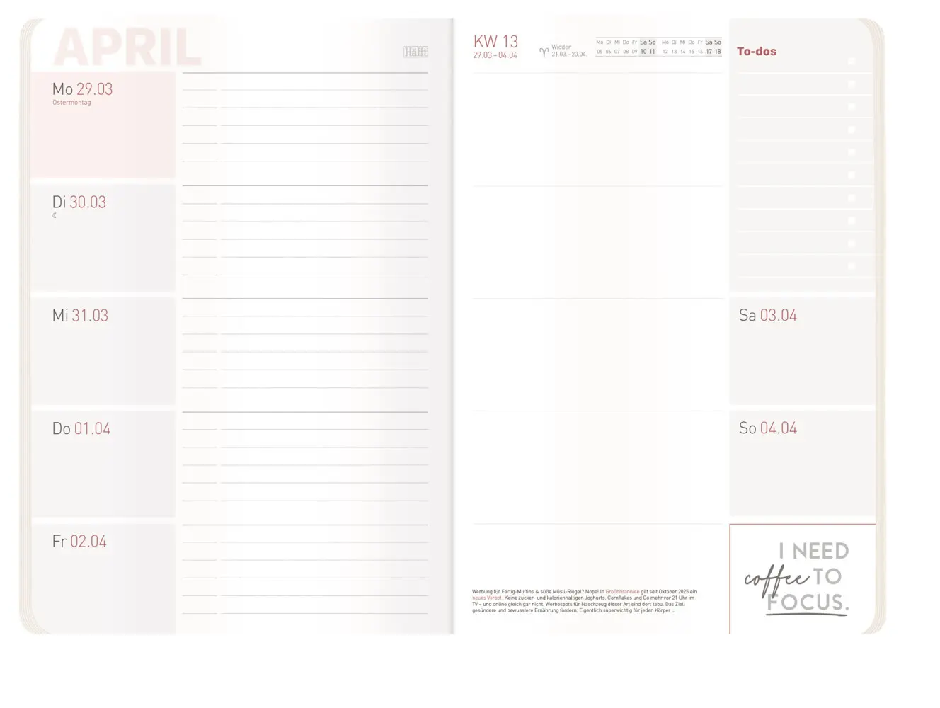 Bild: 4029357111265 | Häfft-Timer Campus 26/27 A5 - Studentenkalender sort.(3) | Reiter