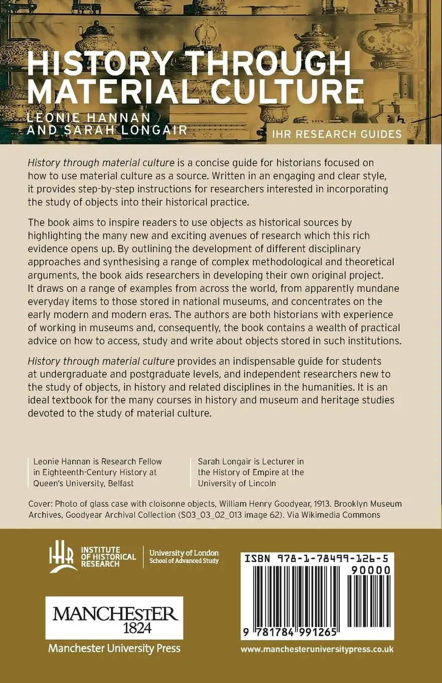 Rückseite: 9781784991265 | History through material culture | Leonie Hannan (u. a.) | Taschenbuch