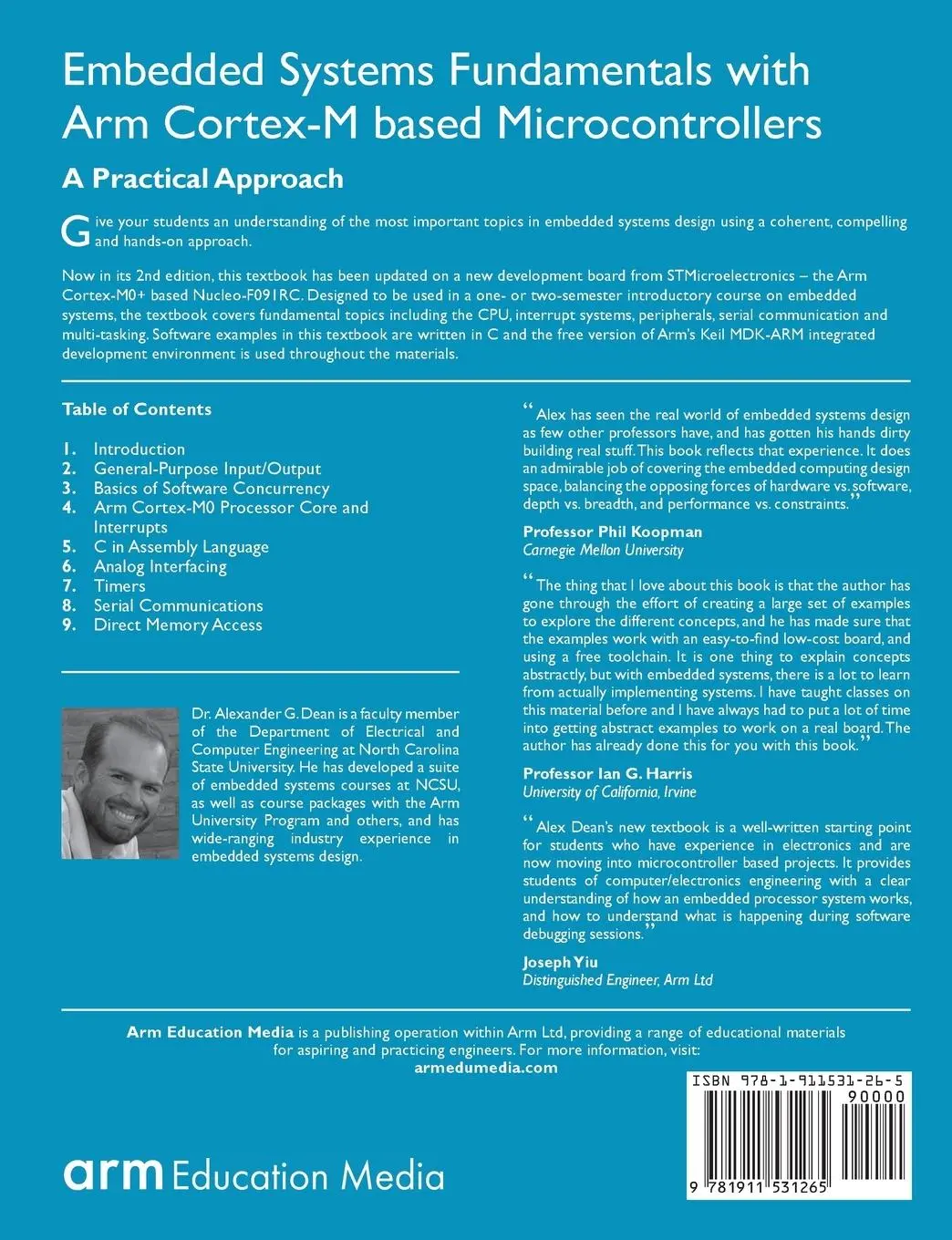 Rückseite: 9781911531265 | Embedded Systems Fundamentals with Arm Cortex-M based Microcontrollers