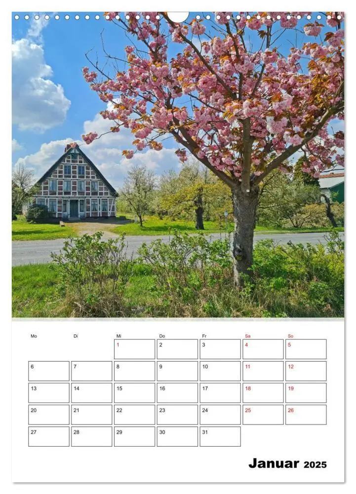 Bild: 9783435901265 | Frühling im Alten Land - Baumblütenzeit (Wandkalender 2025 DIN A3...