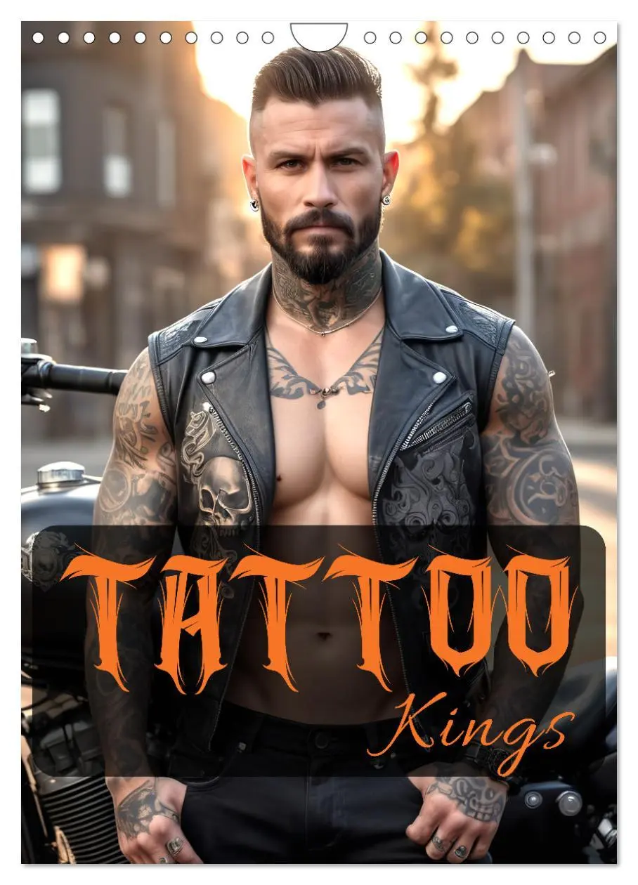 Cover: 9783457301265 | Tattoo Kings (Wandkalender 2026 DIN A4 hoch), CALVENDO Monatskalender
