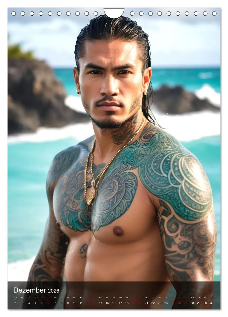 Bild: 9783457301265 | Tattoo Kings (Wandkalender 2026 DIN A4 hoch), CALVENDO Monatskalender