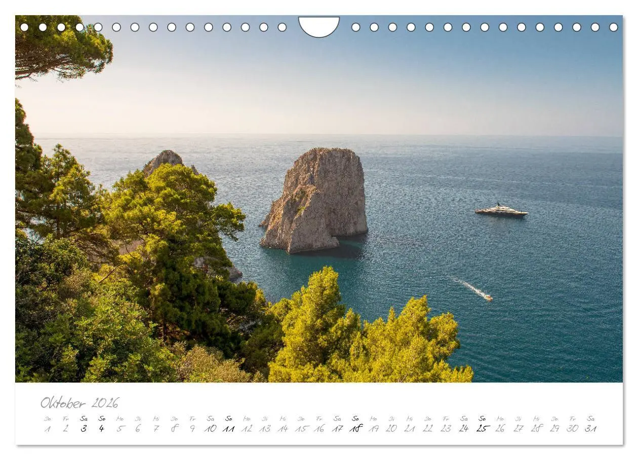 Bild: 9783457781265 | Capri, Insel der Sehnsucht (Wandkalender 2026 DIN A4 quer),...