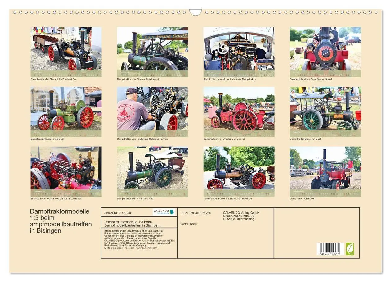 Bild: 9783457851265 | Dampftraktormodelle 1:3 beim Dampfmodellbautreffen in Bisingen...