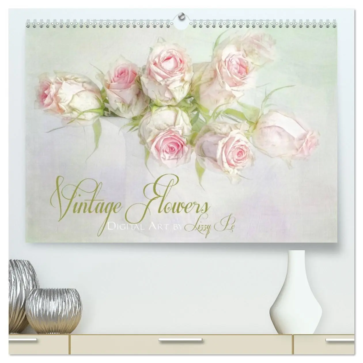 Cover: 9783516181265 | Vintage Flowers (hochwertiger Premium Wandkalender 2026 DIN A2...
