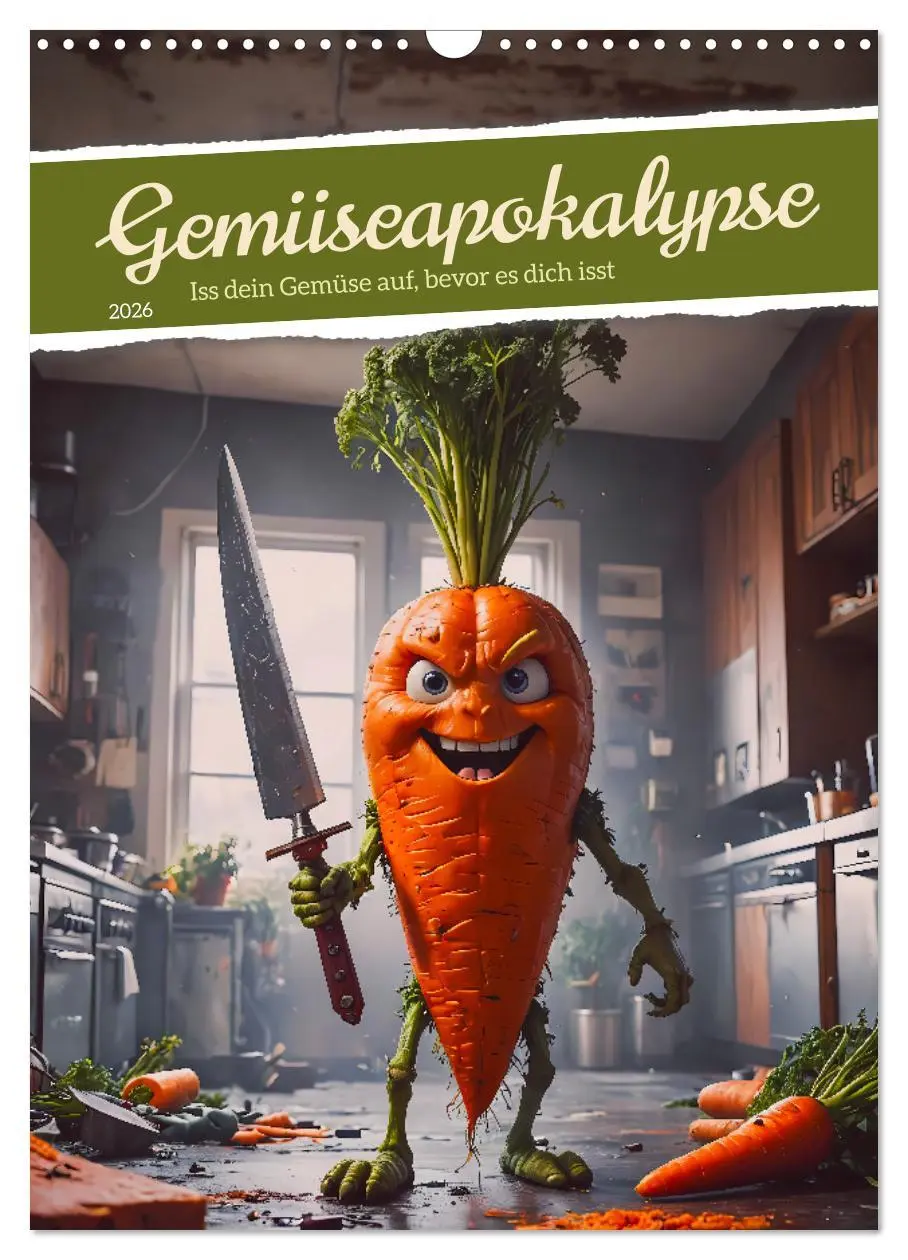 Cover: 9783516251265 | Gemüseapokalypse - Iss dein Gemüse auf, bevor es dich isst...