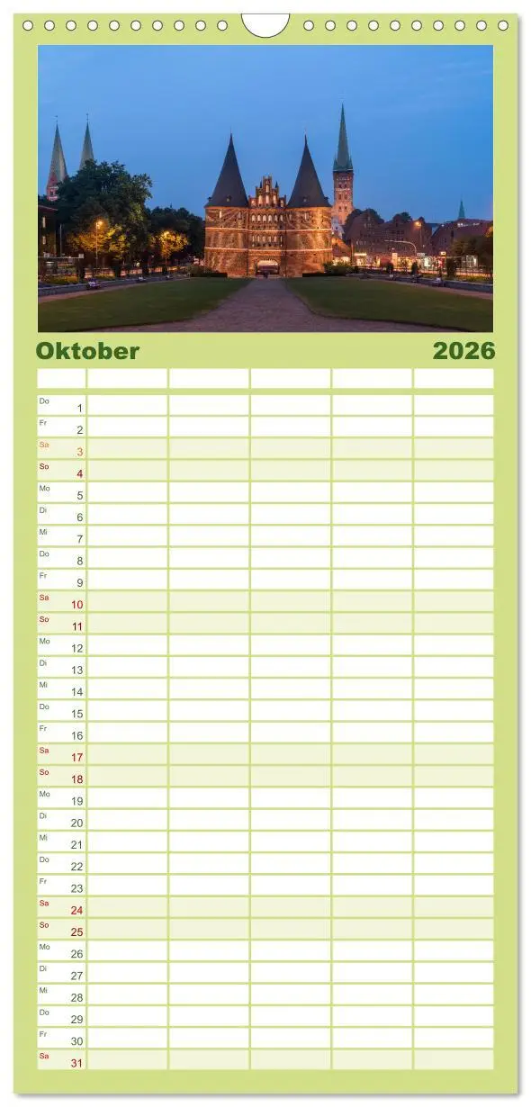 Bild: 9783516491265 | Familienplaner 2026 - Schleswig-Holstein - Hansestadt Lübeck mit 5...