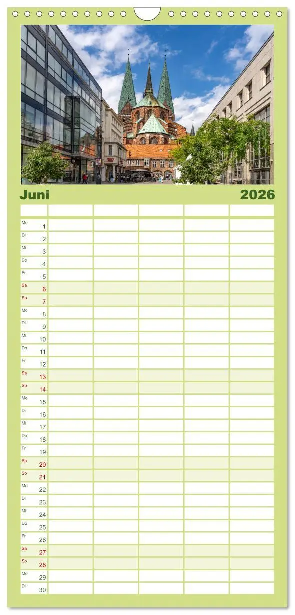 Bild: 9783516491265 | Familienplaner 2026 - Schleswig-Holstein - Hansestadt Lübeck mit 5...