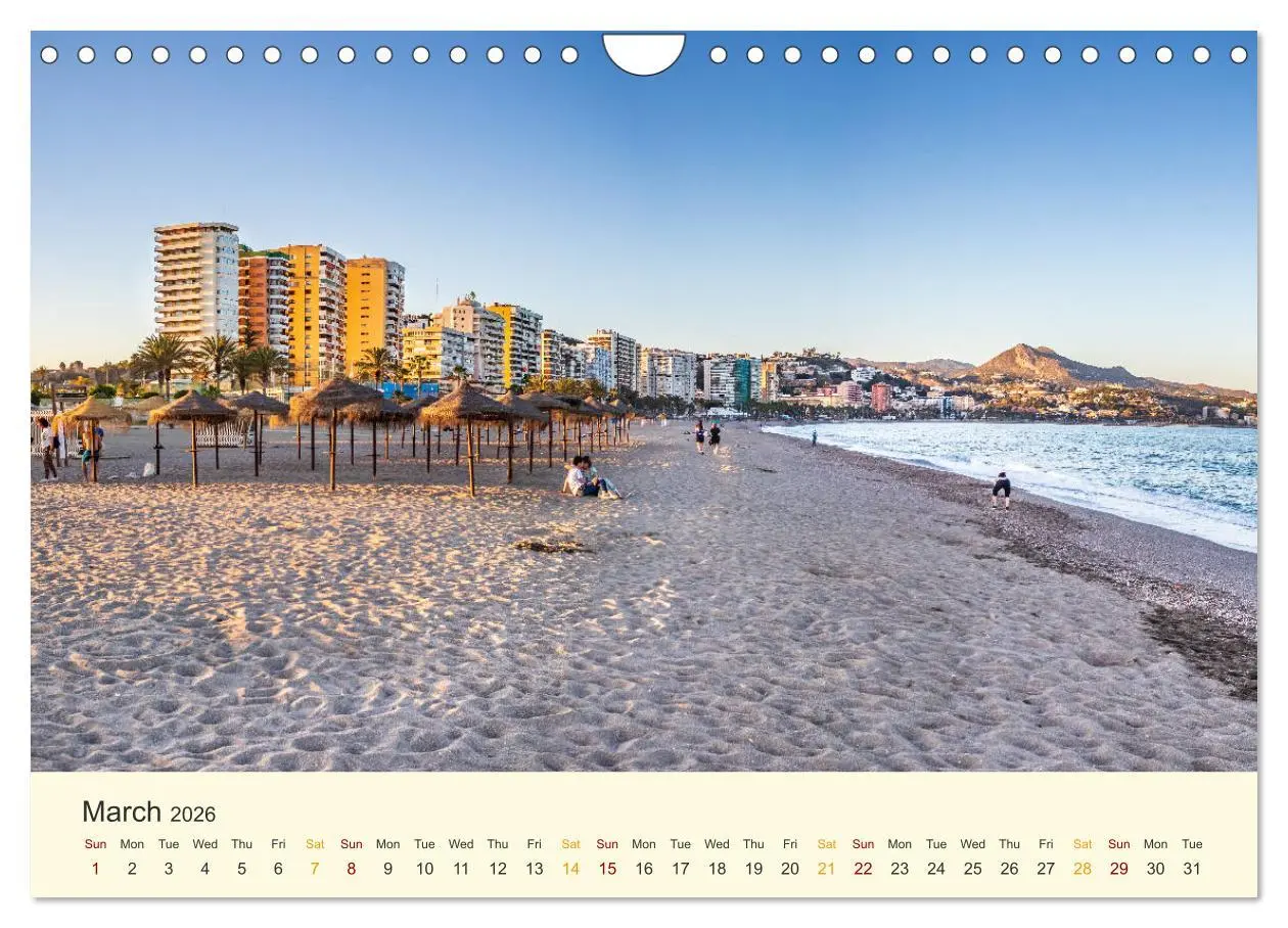 Bild: 9783516561265 | Costa del Sol - the sunny side of Andalusia (Wall Calendar 2026 DIN...