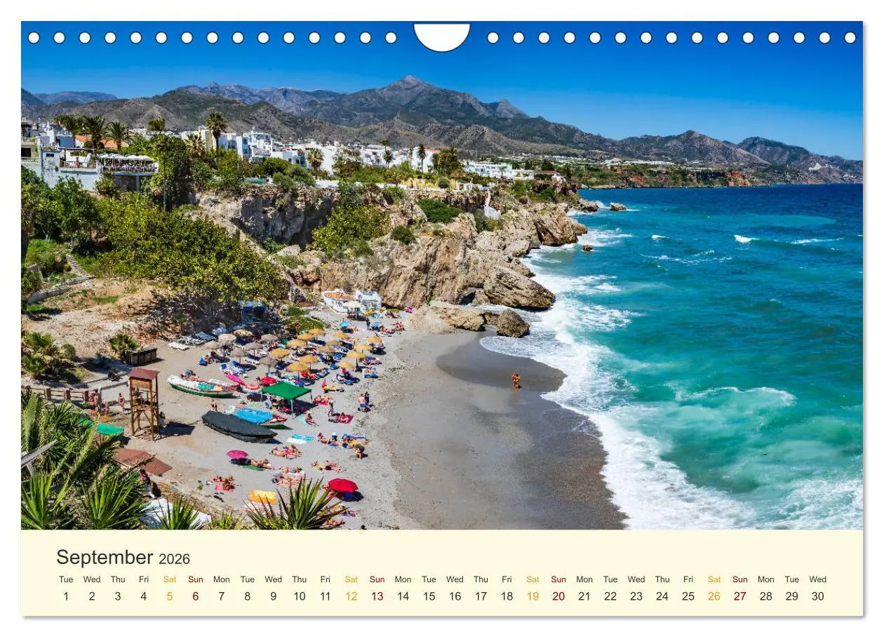 Bild: 9783516561265 | Costa del Sol - the sunny side of Andalusia (Wall Calendar 2026 DIN...